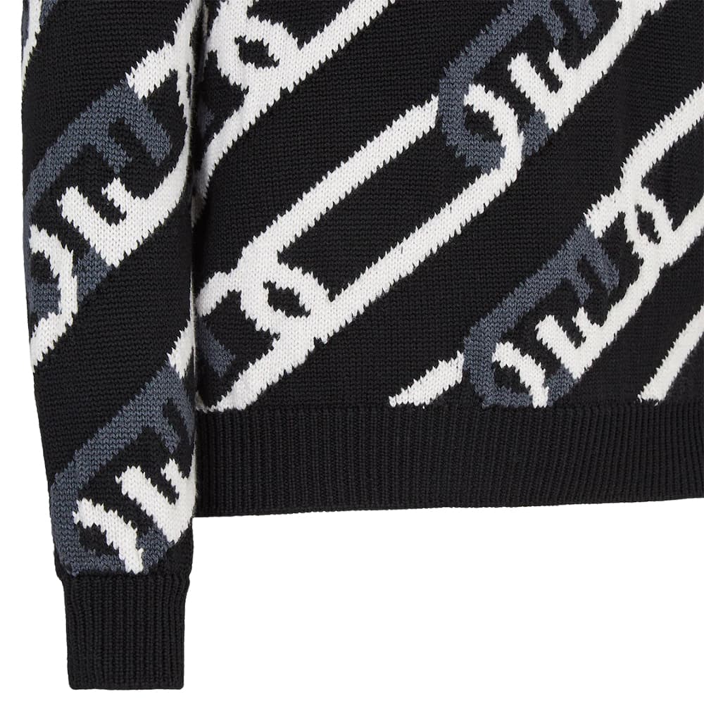 Кофта Fendi Sweater Black — фото 3
