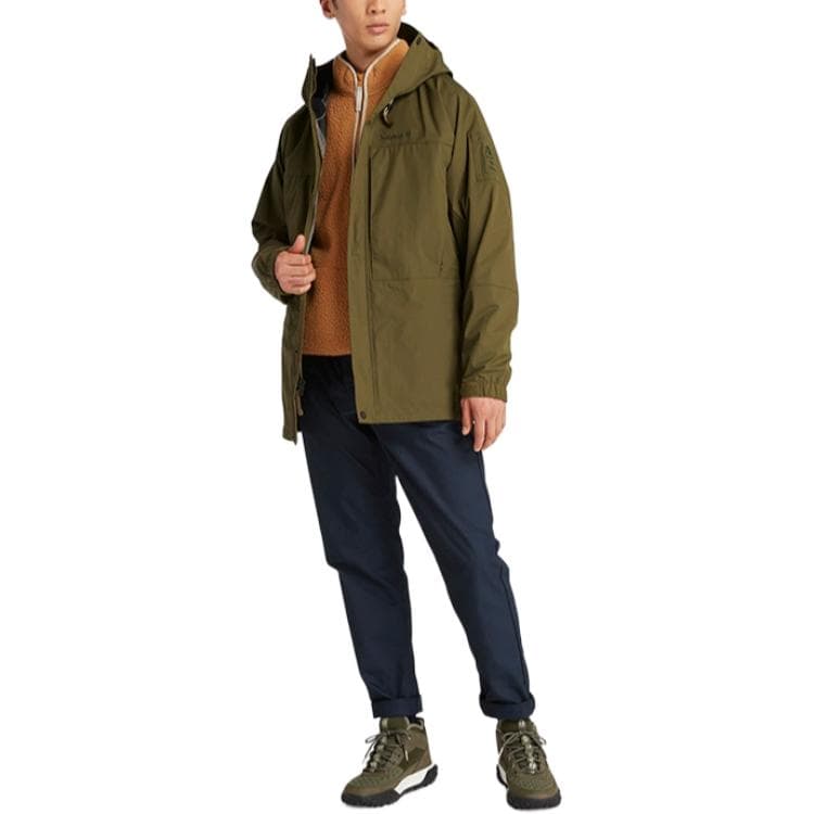 Куртка Timberland Темно-оливково-зеленые мужские куртки - изображение 5