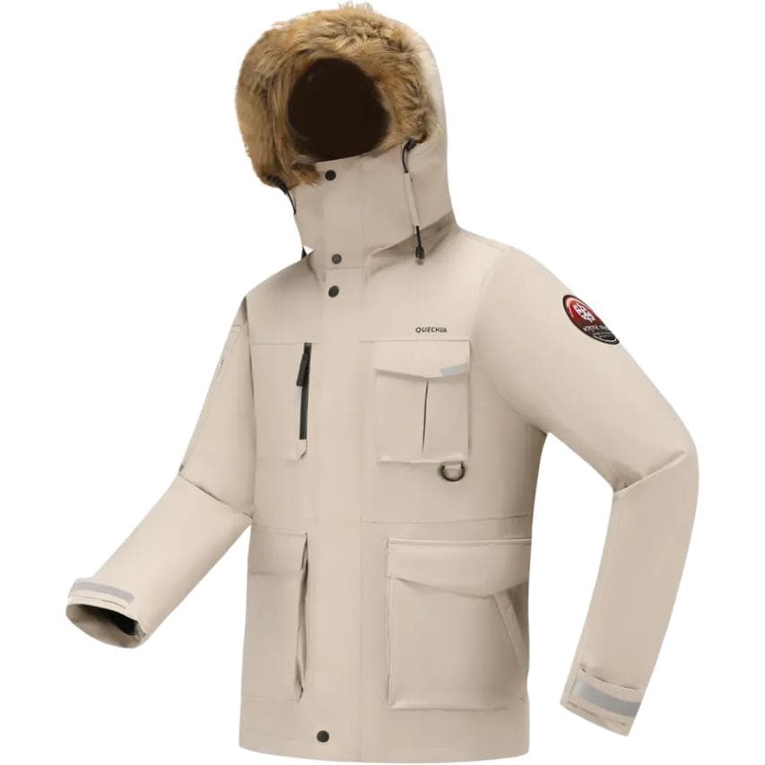 Куртка DECATHLON SH900 PARKA Пальто Мужское Бежевое - изображение 3