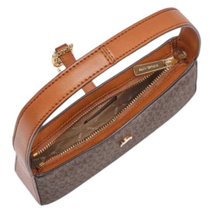 Мини-сумка MICHAEL KORS LYRA Искусственная кожа Сумка через плечо Сумка Сумка через плечо Маленькая Женская Коричневая - изображение 3