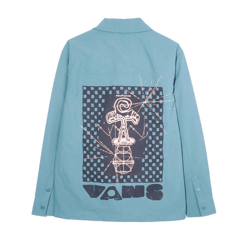Рубашка Vans Небесно-голубой Мужские Рубашки - изображение 1