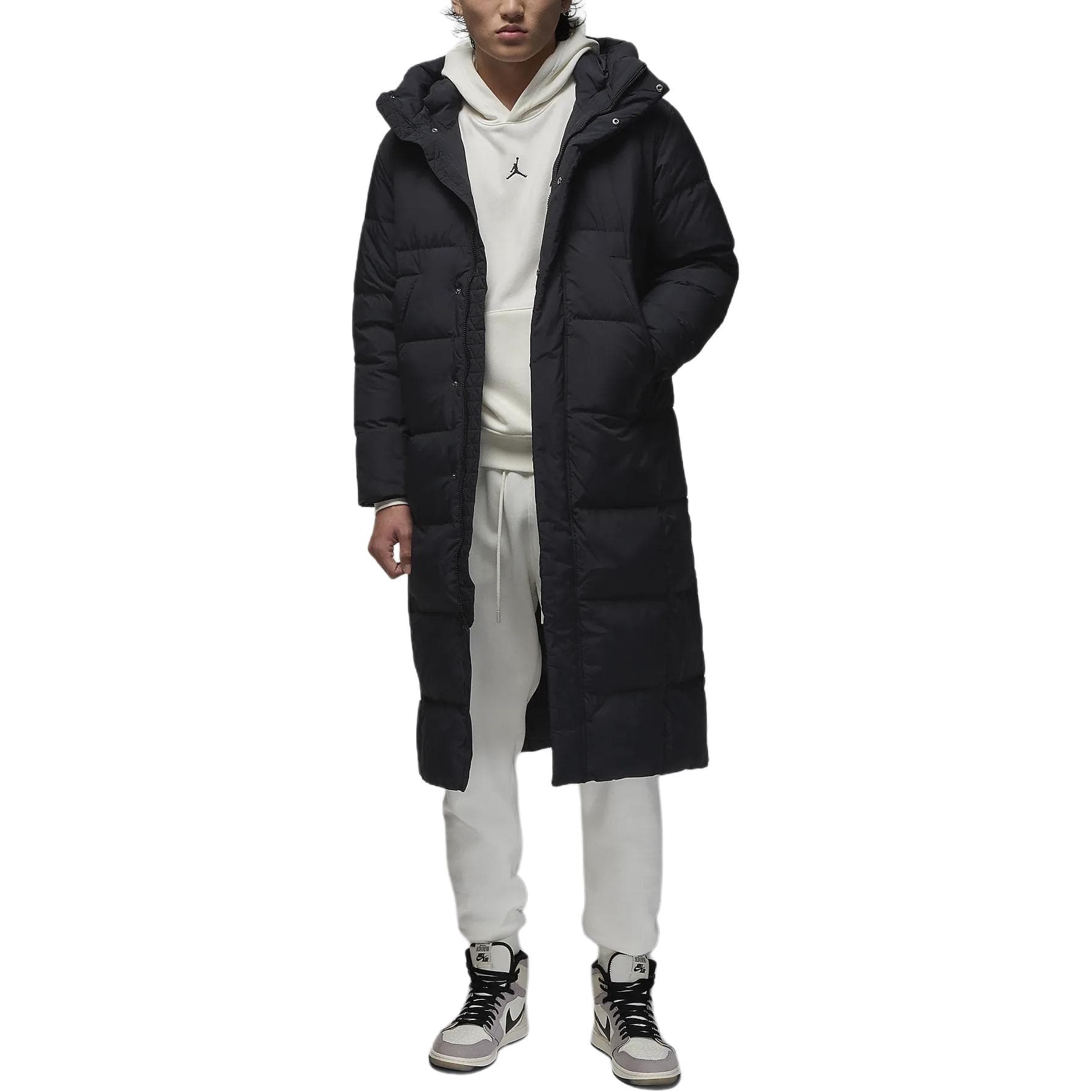 Куртка Jordan Flight PARKA Пальто Мужское Черное - изображение 2