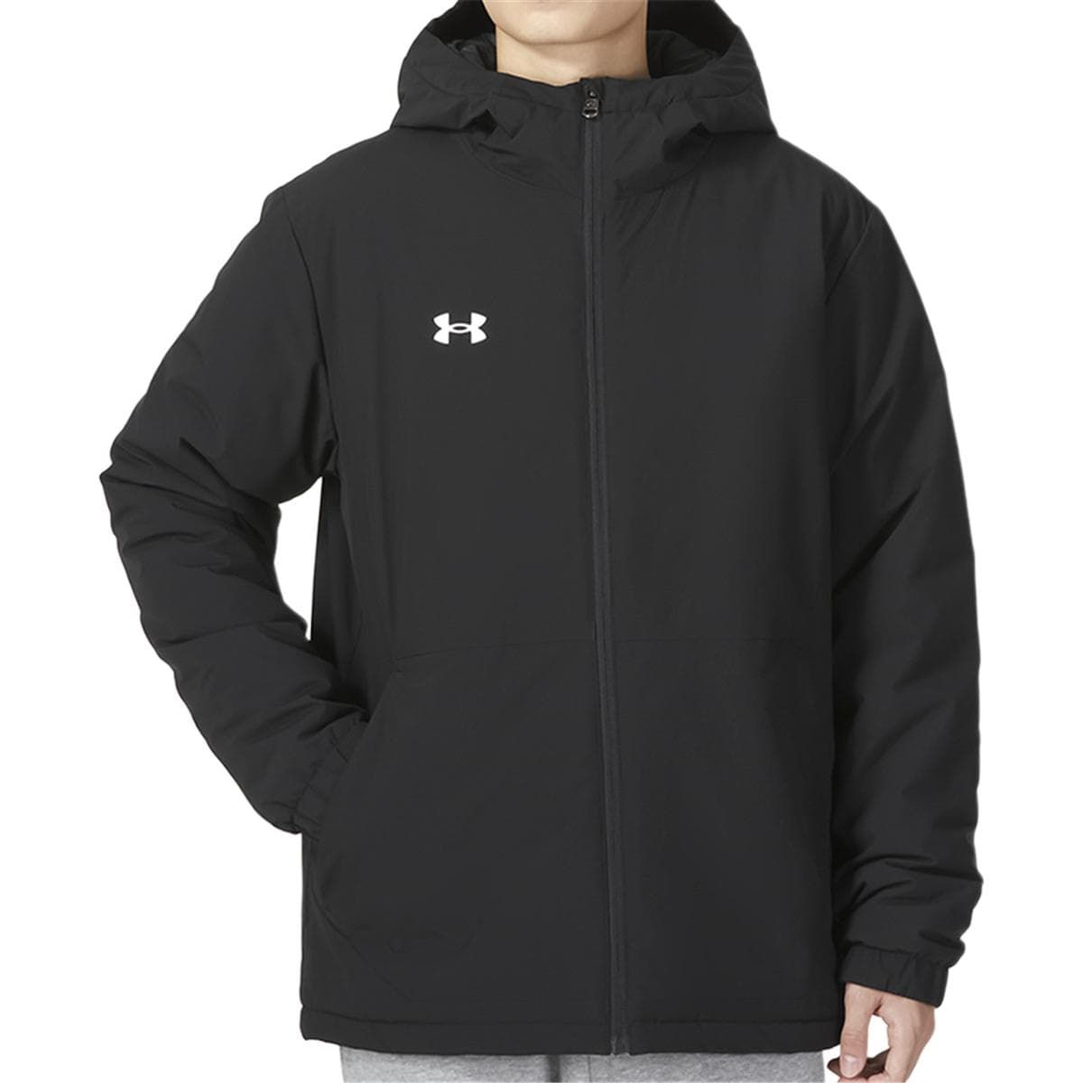 Зимняя куртка пуховик Under Armour Хлопковый пуховик Мужской Черный Сумка для покупок - изображение 4