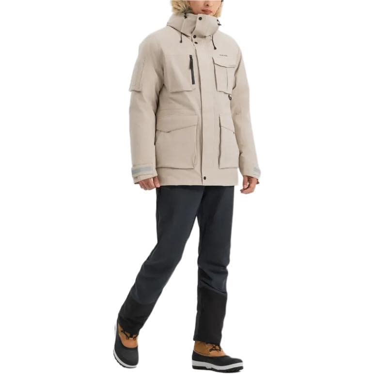Куртка DECATHLON SH900 PARKA Пальто Мужское Бежевое - изображение 8