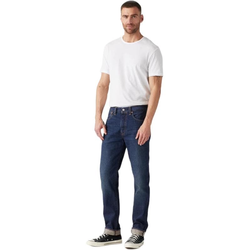 Штаны Levi's 501 Classic Straight Metal Button Jeans — фото 3