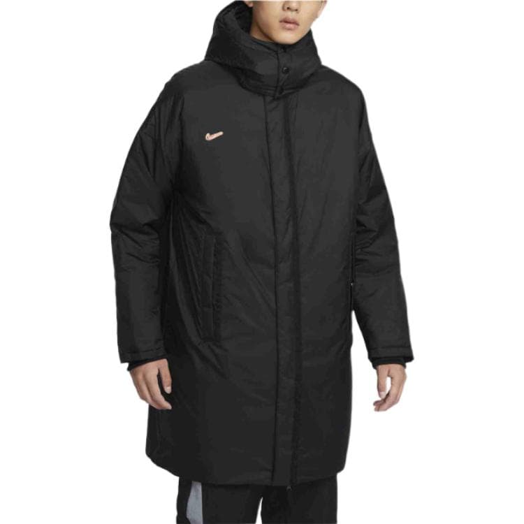 Зимняя куртка пуховик Nike Therma Форма Культура OF Football Пуховая куртка Мужская Черная - изображение 3