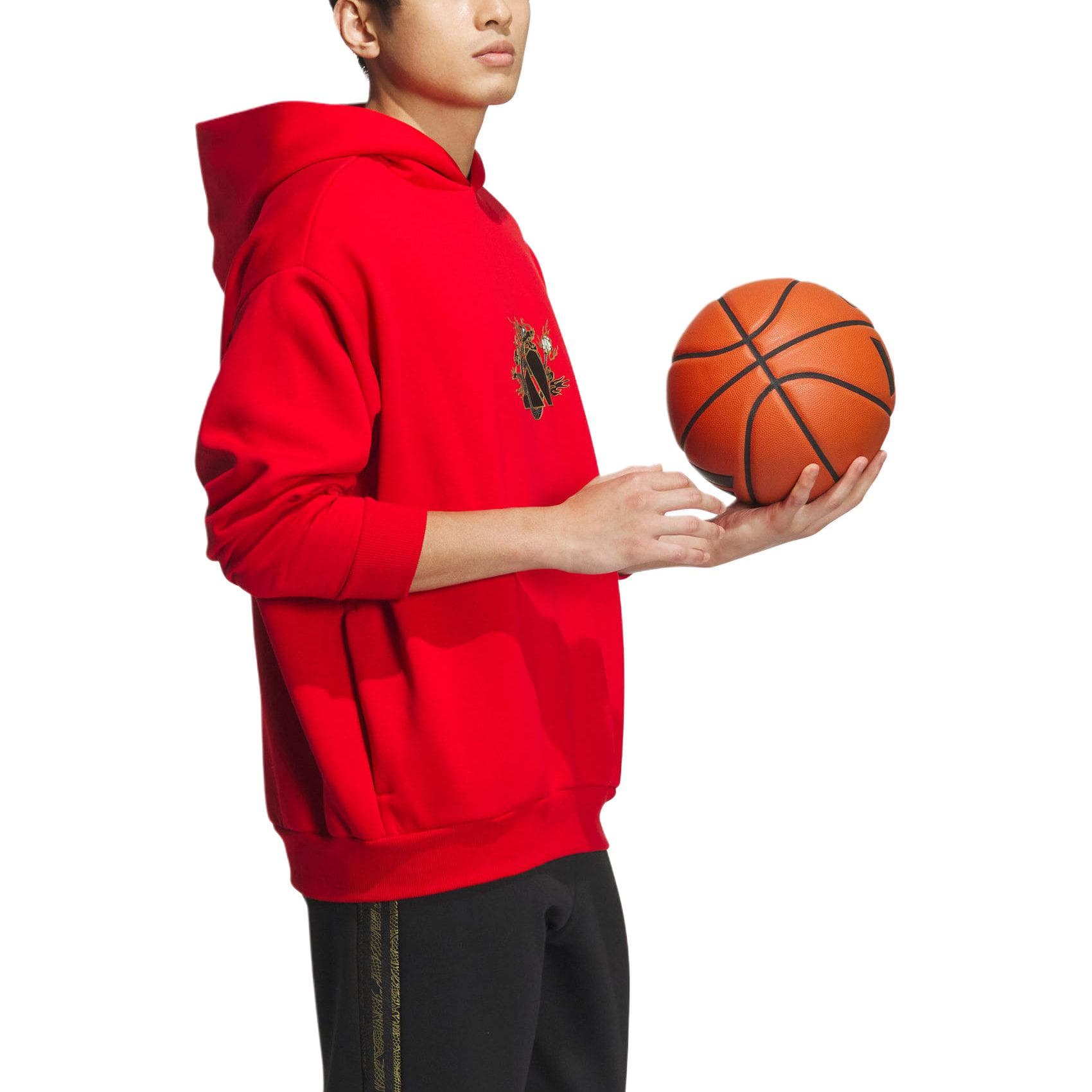 Худи adidas Originals FW23 CNY Hoodie Red - изображение 4