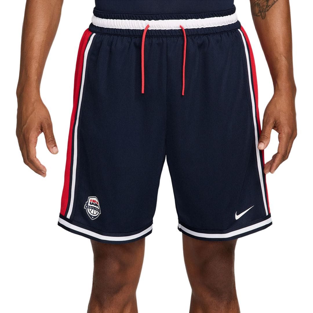 Баскетбольные шорты Nike USAB Obsidian/University Red/White - изображение 4