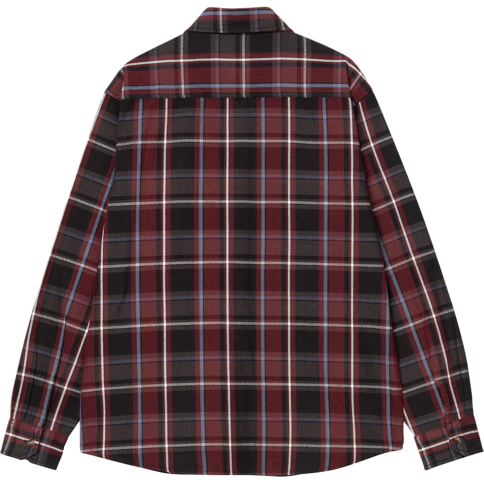 Рубашка Carhartt WIP FW24 L H Hobart Рубашка Мужская Красная - изображение 2
