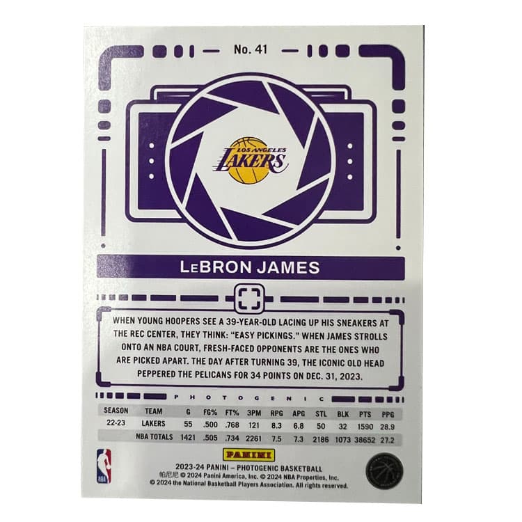 Коллекционные карточки PANINI Los Angeles Lakers LeBron James King James Коллекция On Court ИКОНИЧЕСКИЕ Dunks Доминирующий Подписи РАРНЫЙ - изображение 2