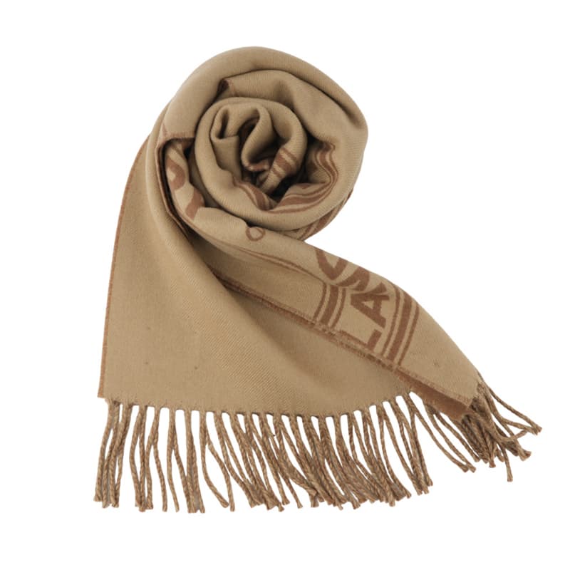 Шарф Burberry Wool Knit Платки Унисекс Коричневый - изображение 3