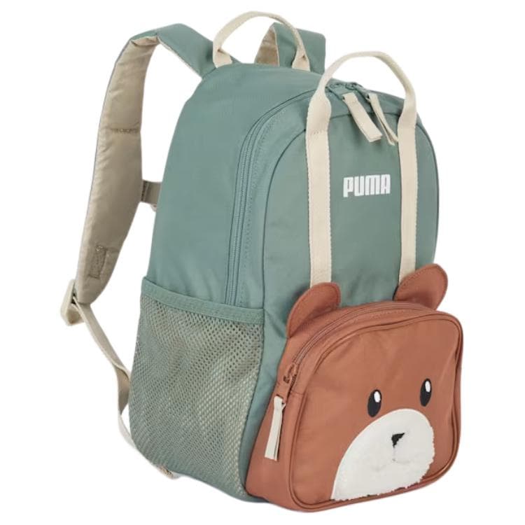 PUMA Полиэстеровый Рюкзак Стандартный (Стандартный) Детский Зеленый и Коричневый - изображение 1