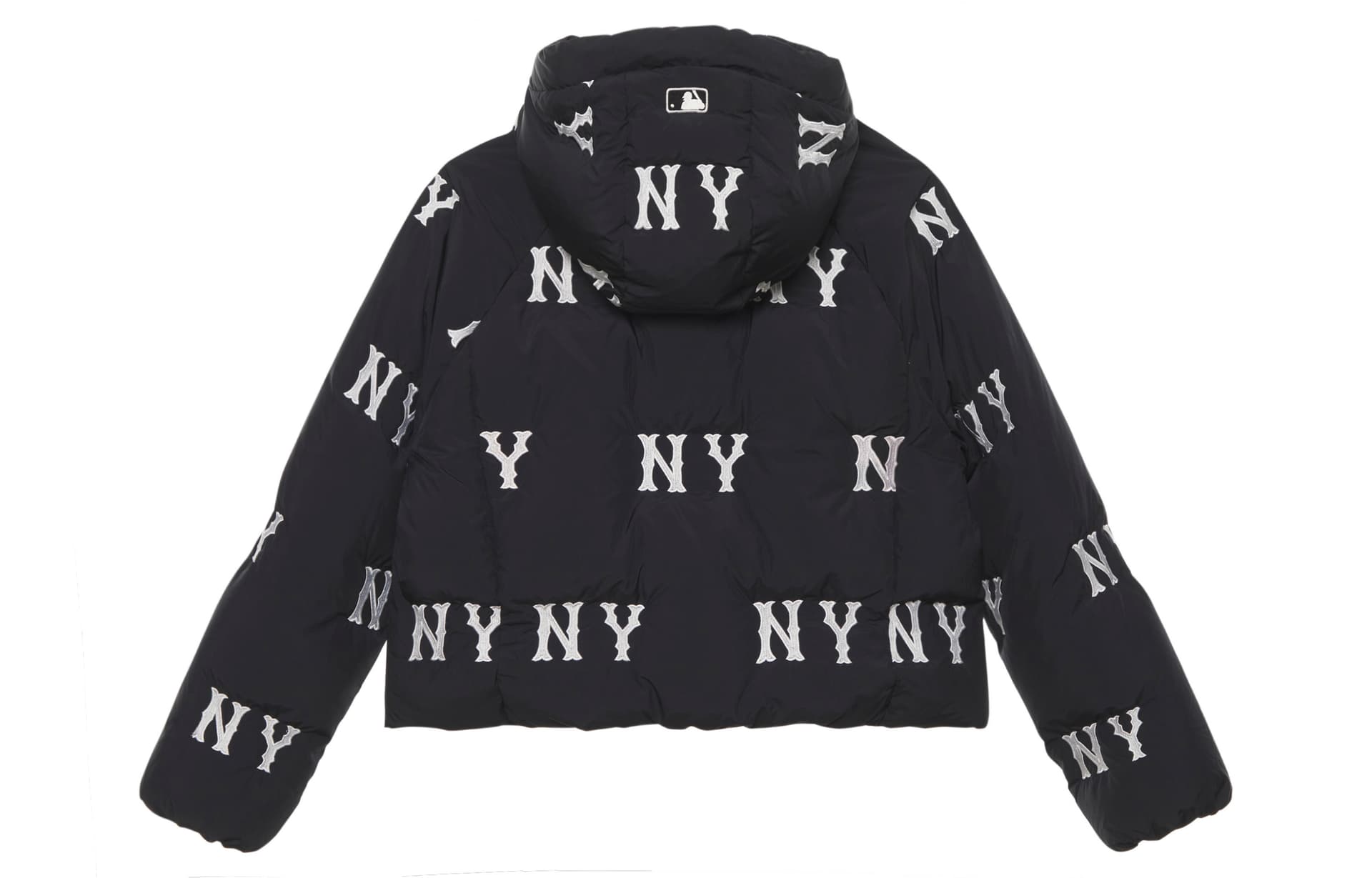 Пуховик MLB New York Yankees 24FW Down Jacket Женская Черная - изображение 2