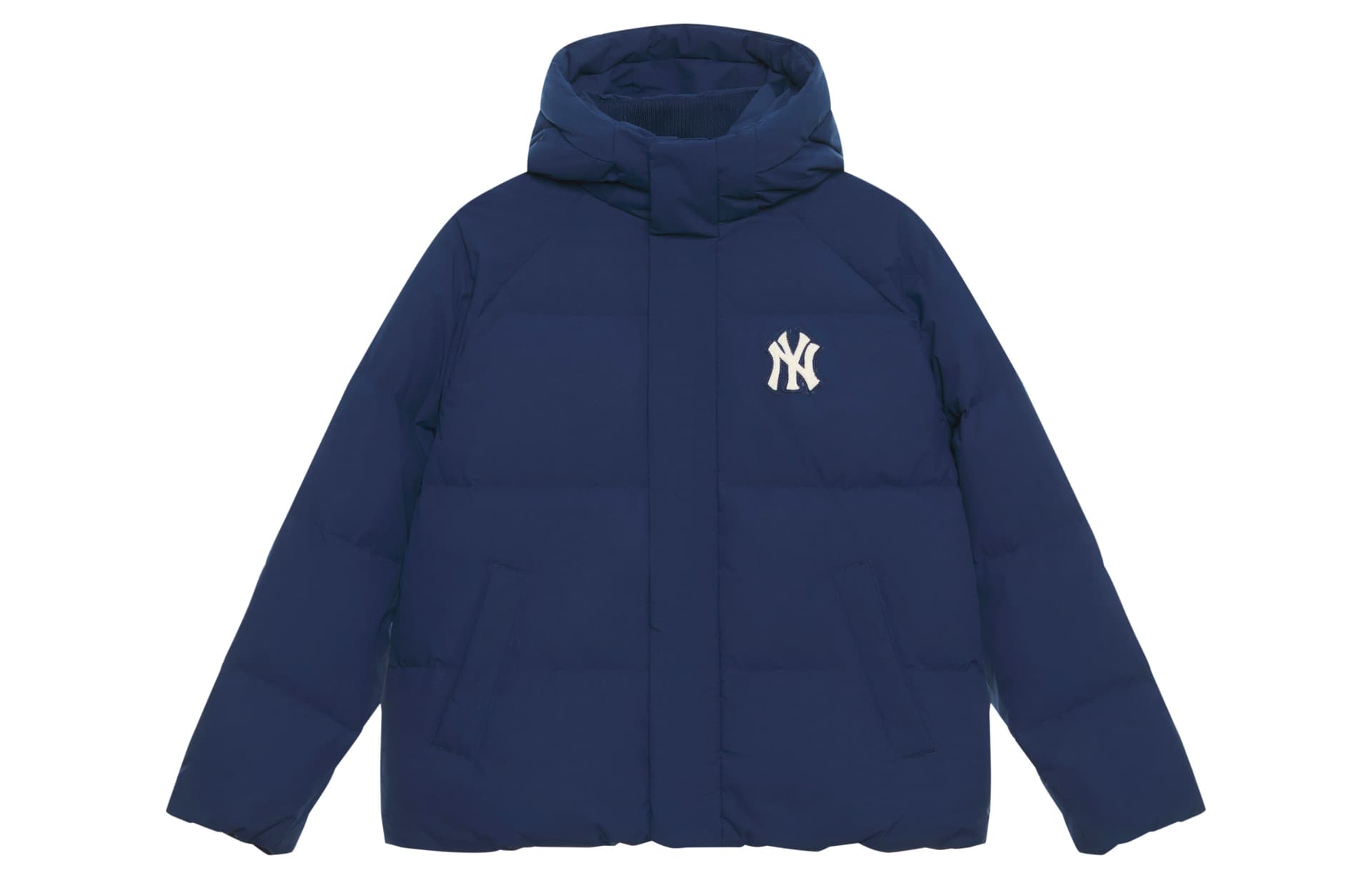 Зимняя куртка MLB Preppy Style Collection New York Yankees FW24 Пуховик Унисекс Светлый Темно-Синий - изображение 2