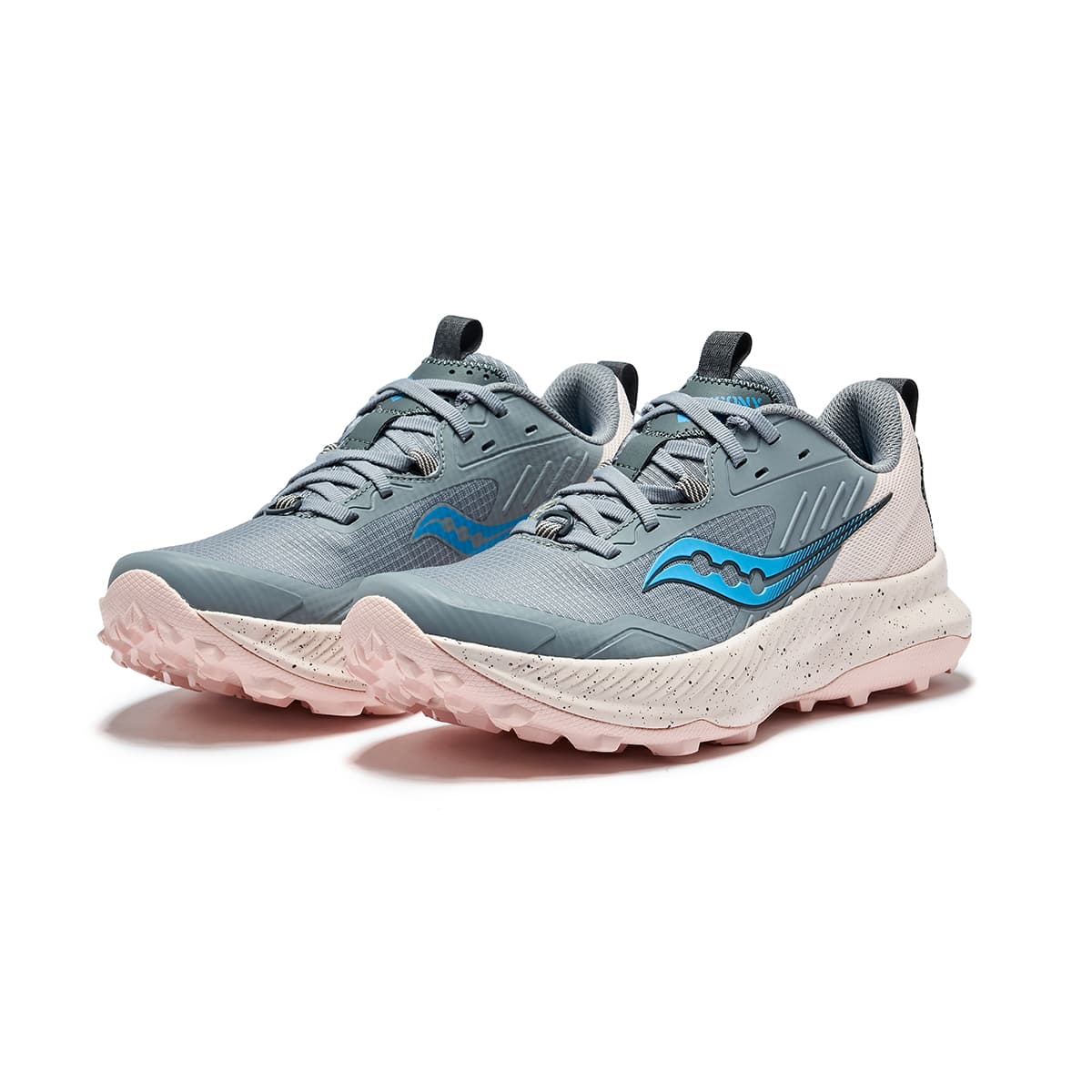 Кроссовки для бега Saucony BLAZE TR Fiery Низкие Кроссовки для Бега Женские Серые Розовые - изображение 3