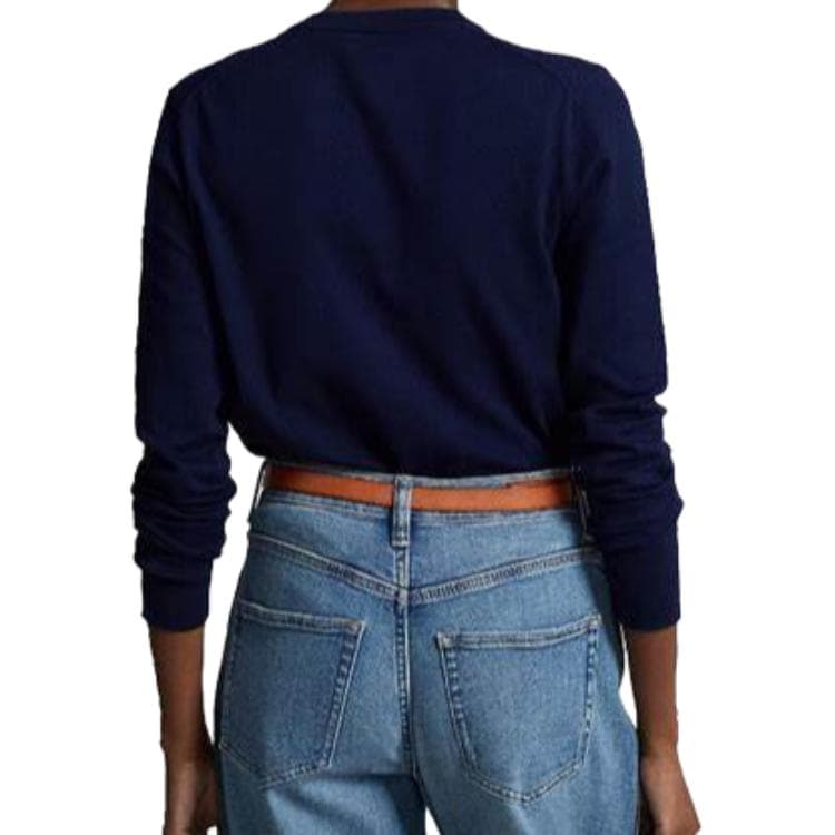 Кофта Polo Ralph Lauren SS22 Трикотаж Стандартный Размер Женский Синий - изображение 3
