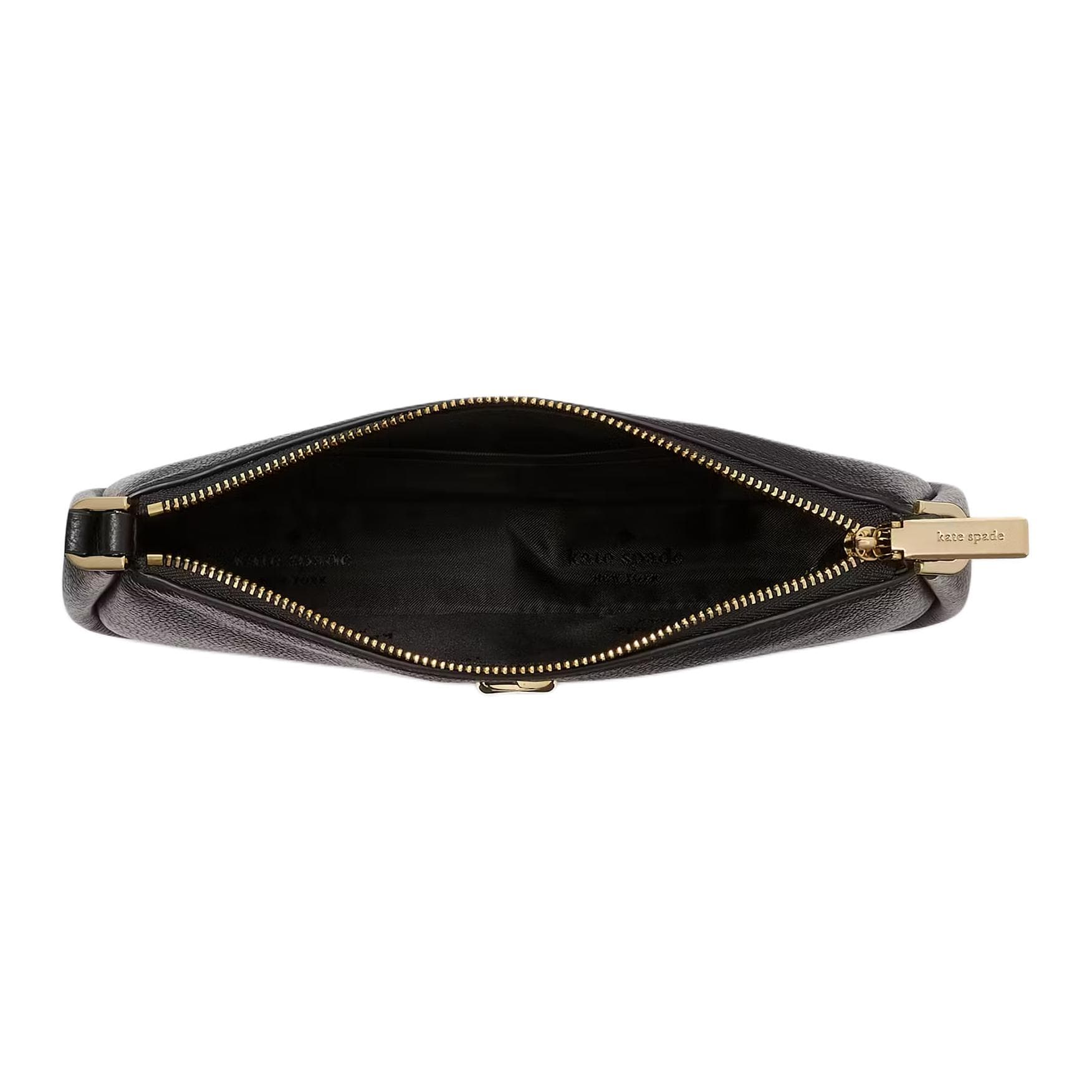 Мини-сумка Kate Spade Сумка через плечо из зернистой коже личи сумка плечевая сумка женская черная - изображение 4