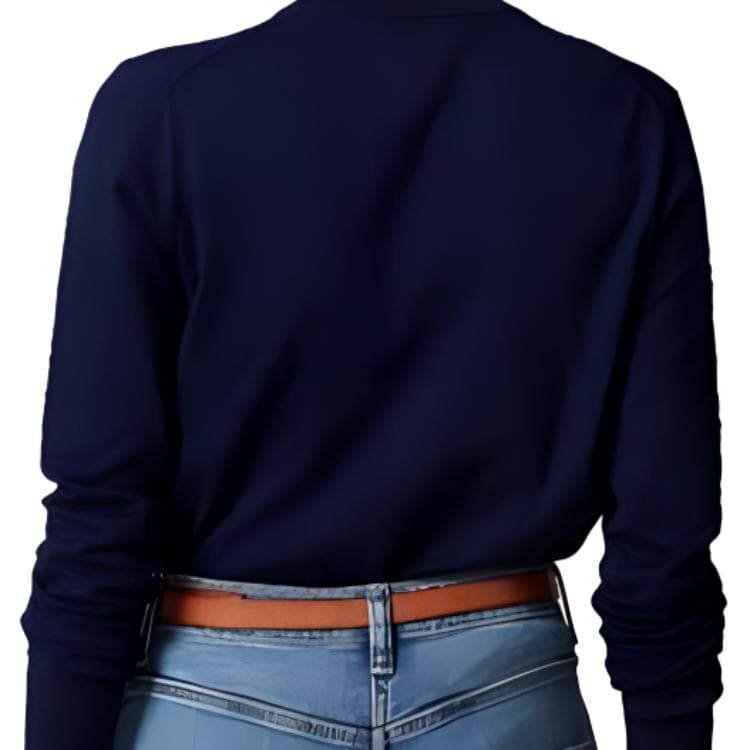 Кофта Polo Ralph Lauren SS22 Трикотаж Стандартный Размер Женский Синий - изображение 4