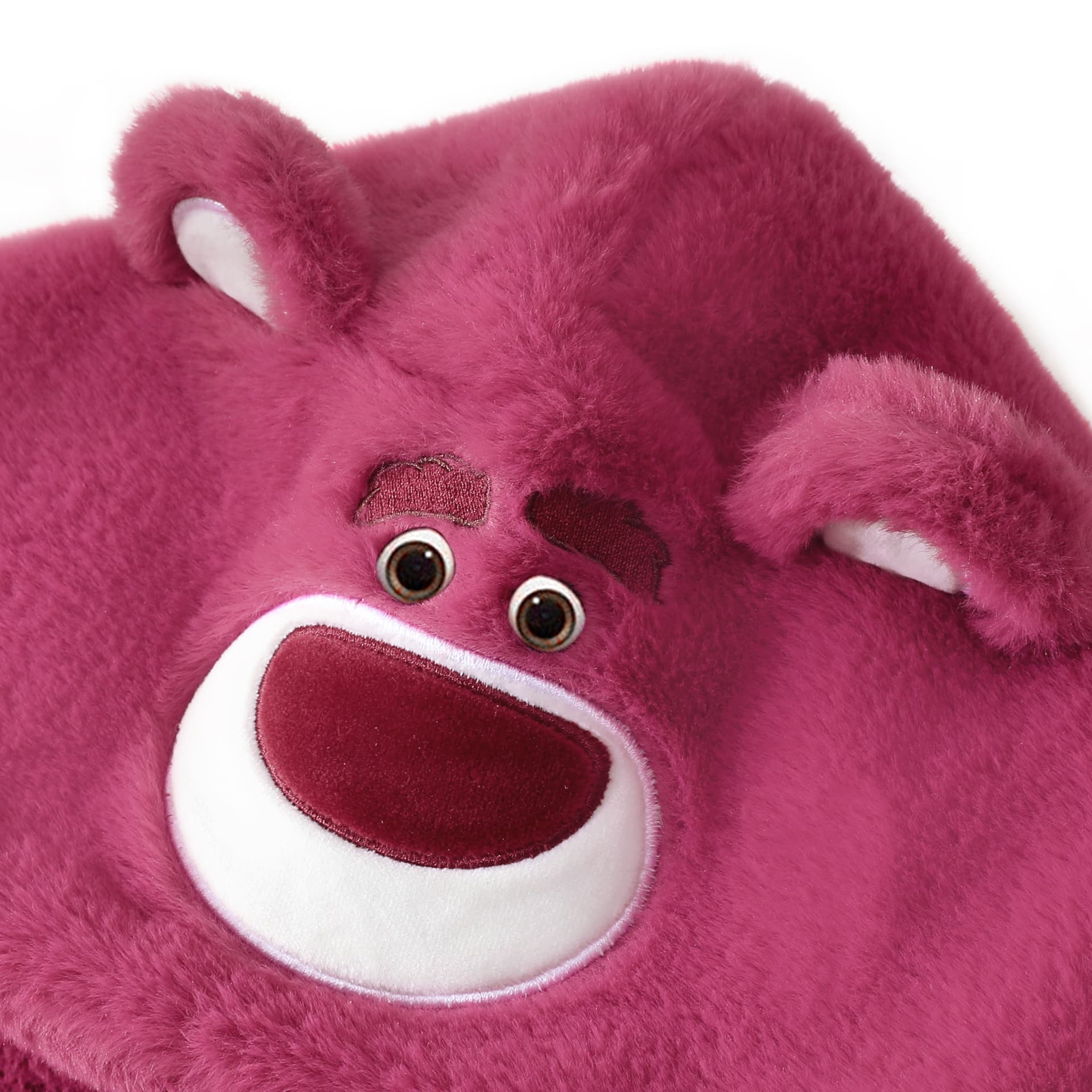 Disney Strawberry Bear Series Трикотажная ткань Плюшевый Капюшоны и плюшевые шапки Женские Розово-красный - изображение 3