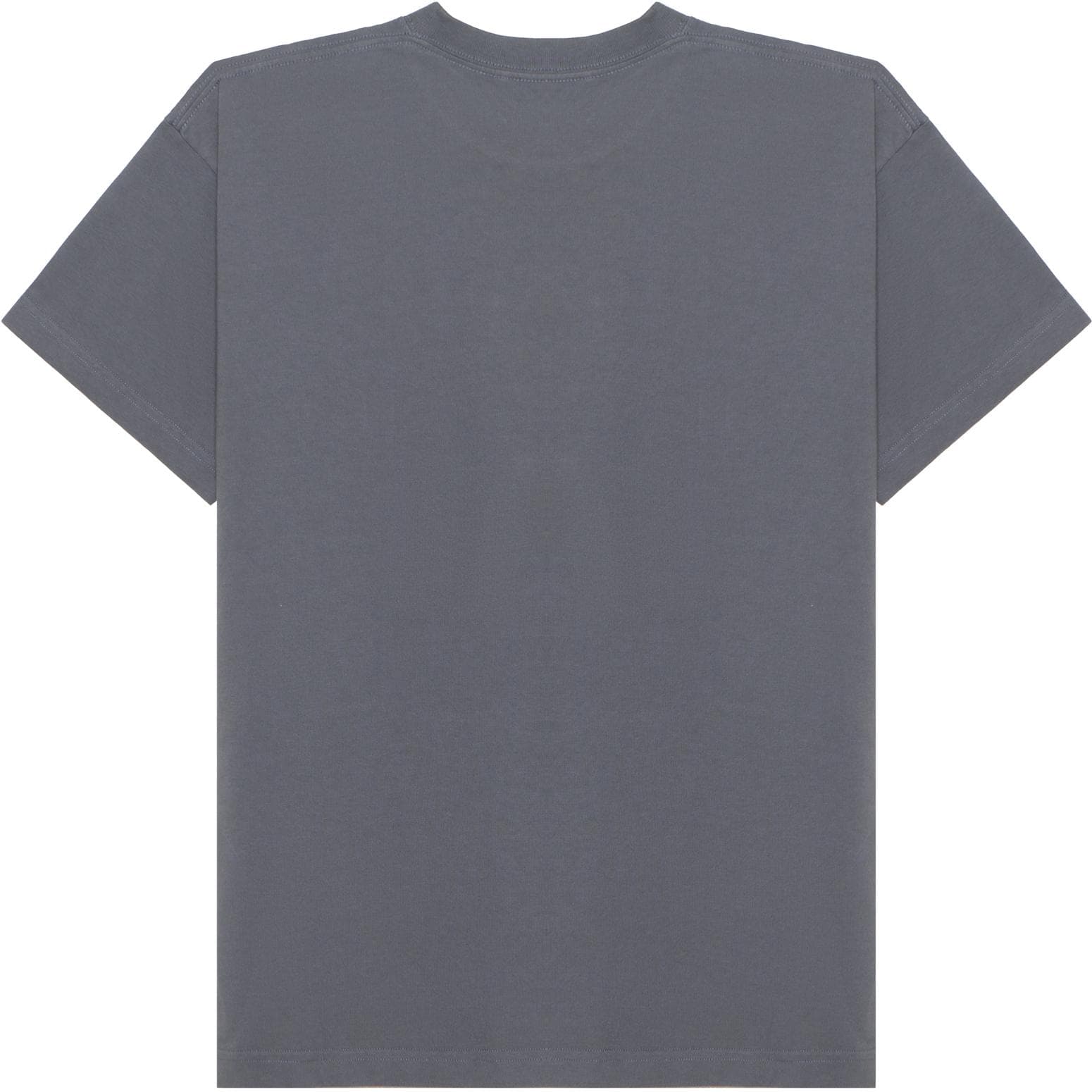 Футболка Balenciaga Band Portrait Logo T-Shirt Gray - изображение 2
