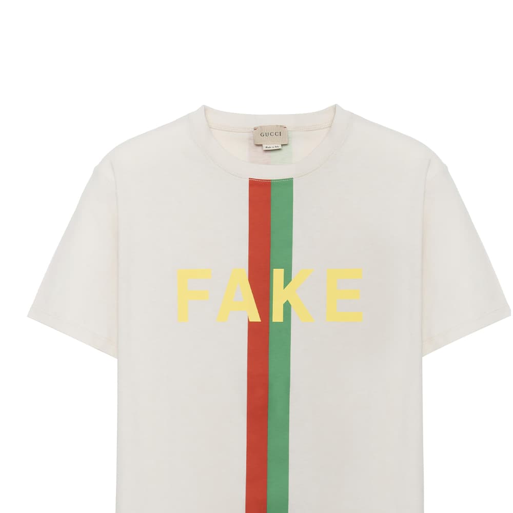 Футболка Gucci Striped Logo T-Shirt Kids Off-White - изображение 3