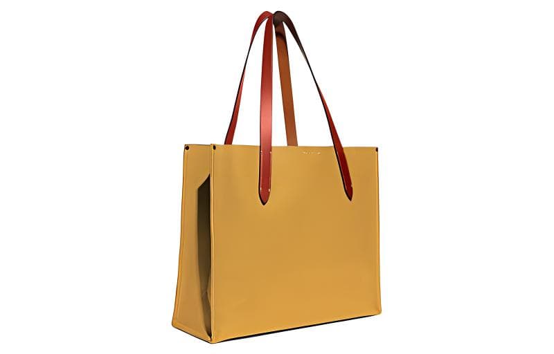 Мини-сумка COACH Tote 42 Yellow - изображение 2
