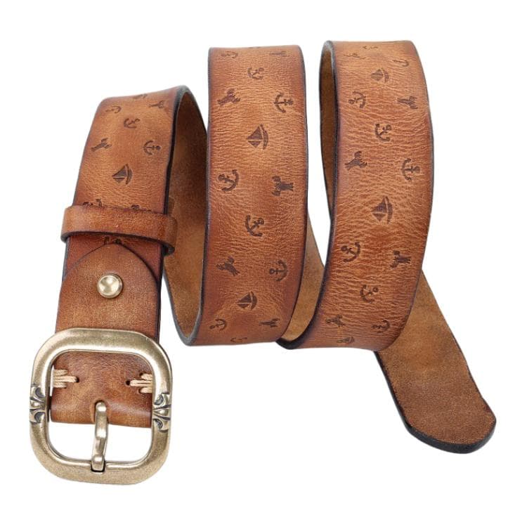Ремень JEANSWEST Ремни из коровьей кожи унисекс ширина 3,8 см - изображение 1