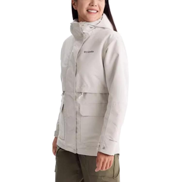 Columbia Casual Outdoor Поход Ветровка Женская Белая - изображение 3