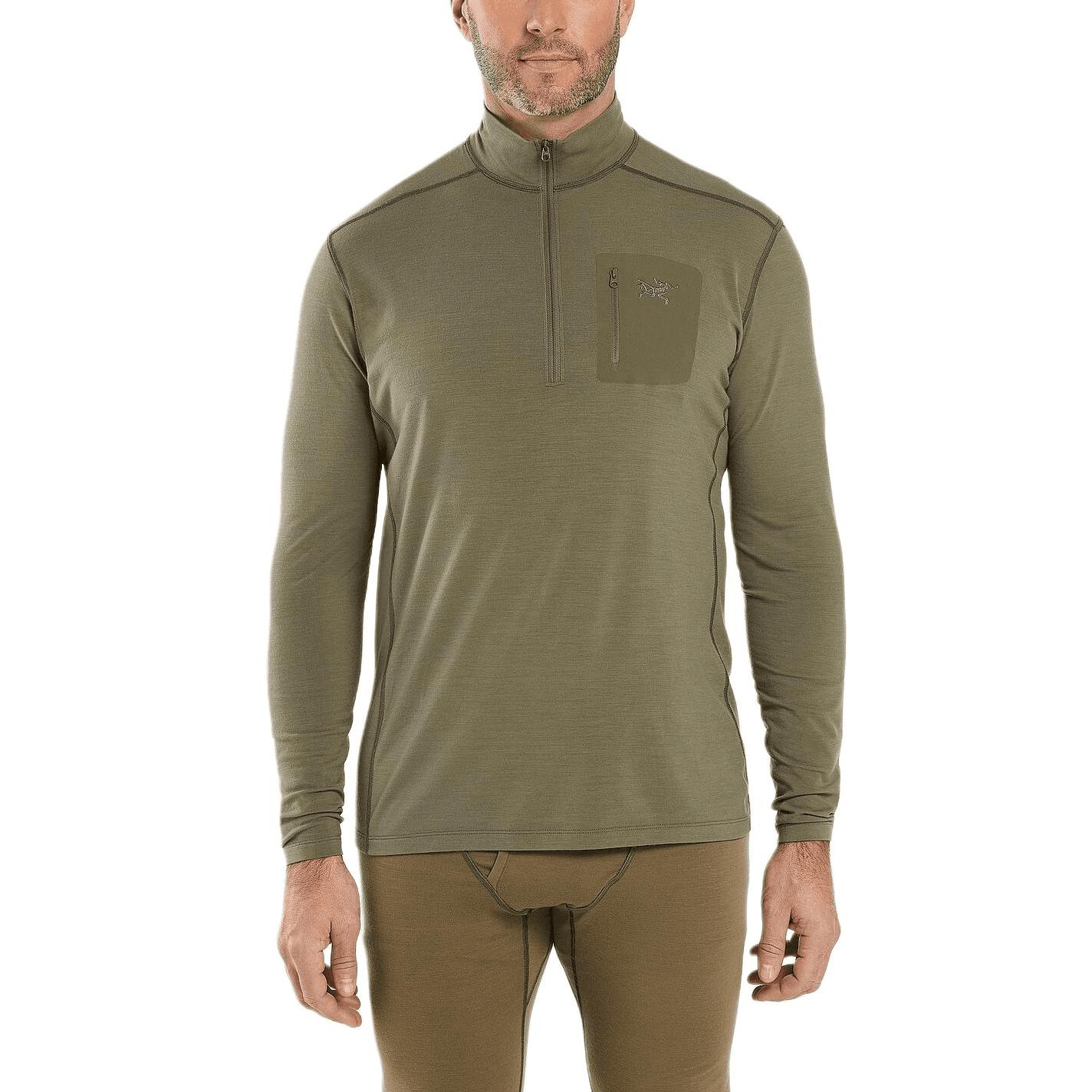 Худи Arcteryx Leaf Cold Wx Zip Neck AR(Wool) - изображение 2