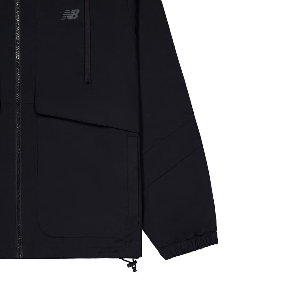 Куртка New Balance Куртки и Пальто Унисекс Черный - изображение 4