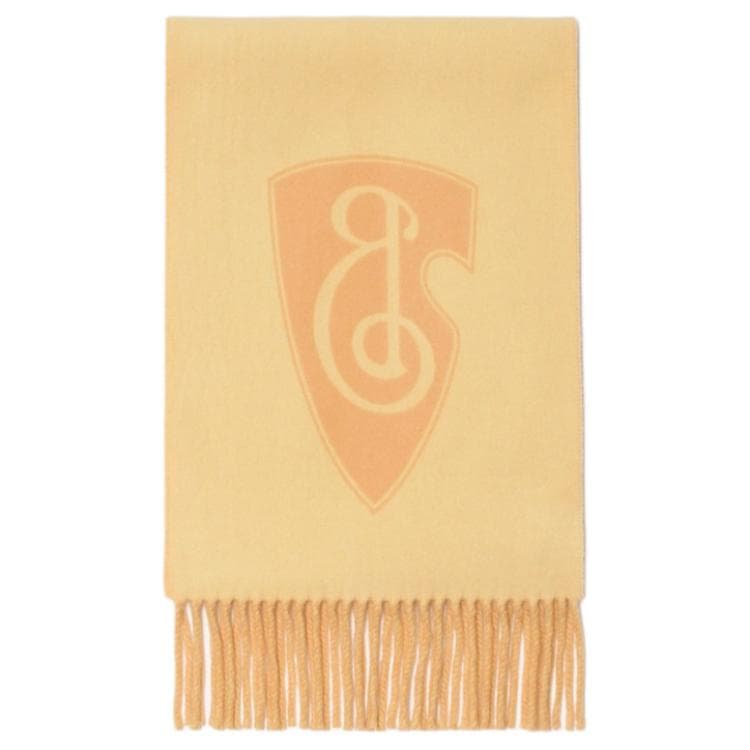 Шарф Burberry Шерсть Плюш с кольцевым рисунком Knit Scarves Unisex Желтый - изображение 2