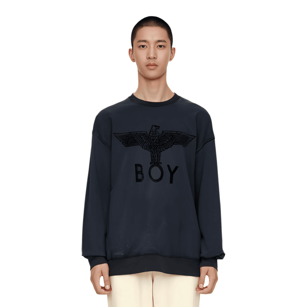 Кофта Boy London Logo Crewneck Sweatshirt Gray - изображение 3