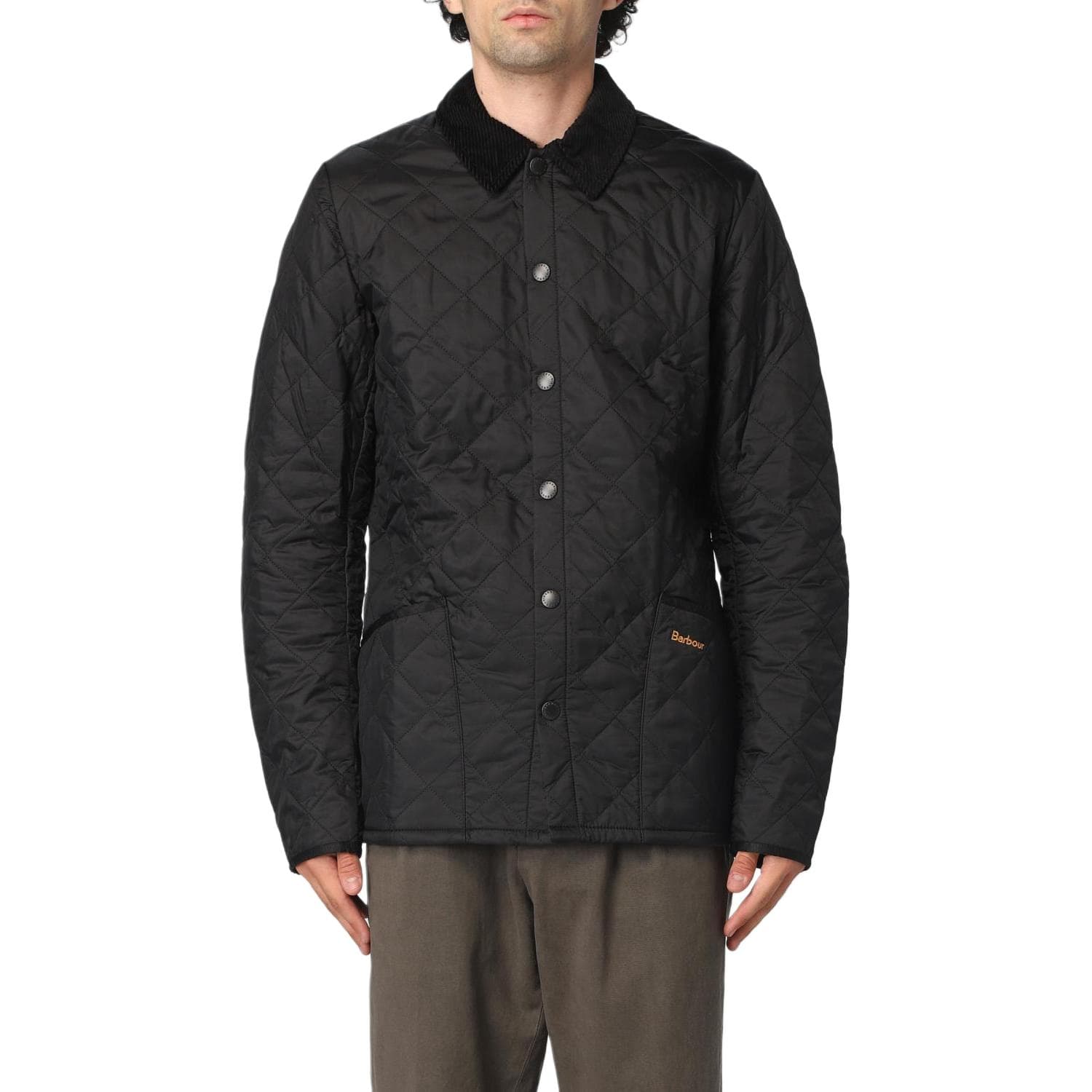 Зимняя куртка пуховик BARBOUR Logo - изображение 5