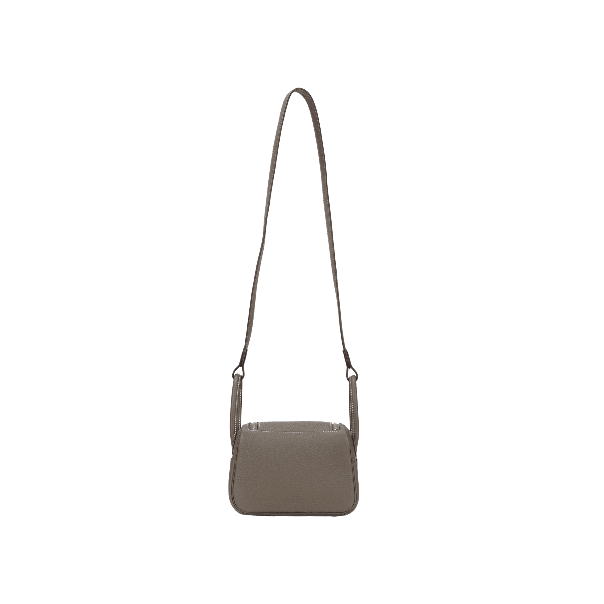 Сумка через плечо HERMES Lindy II mini Clemence 18 Etoupe - изображение 4