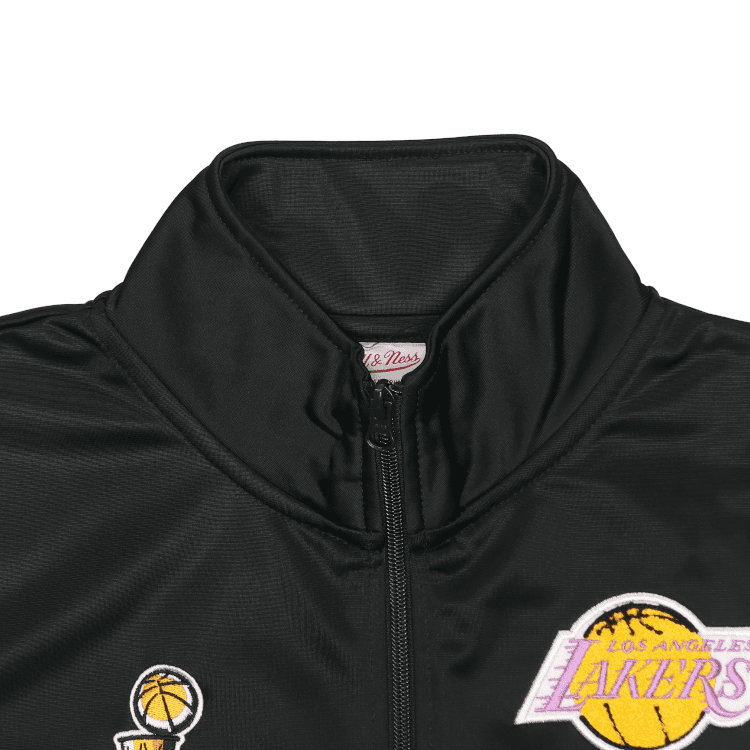 Куртка Mitchell & Ness NBA Lakers Warm-Up Jacket Black - изображение 4