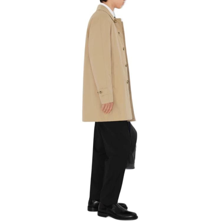 Ветровка Burberry Single-Breasted Trench Coat Beige - изображение 5