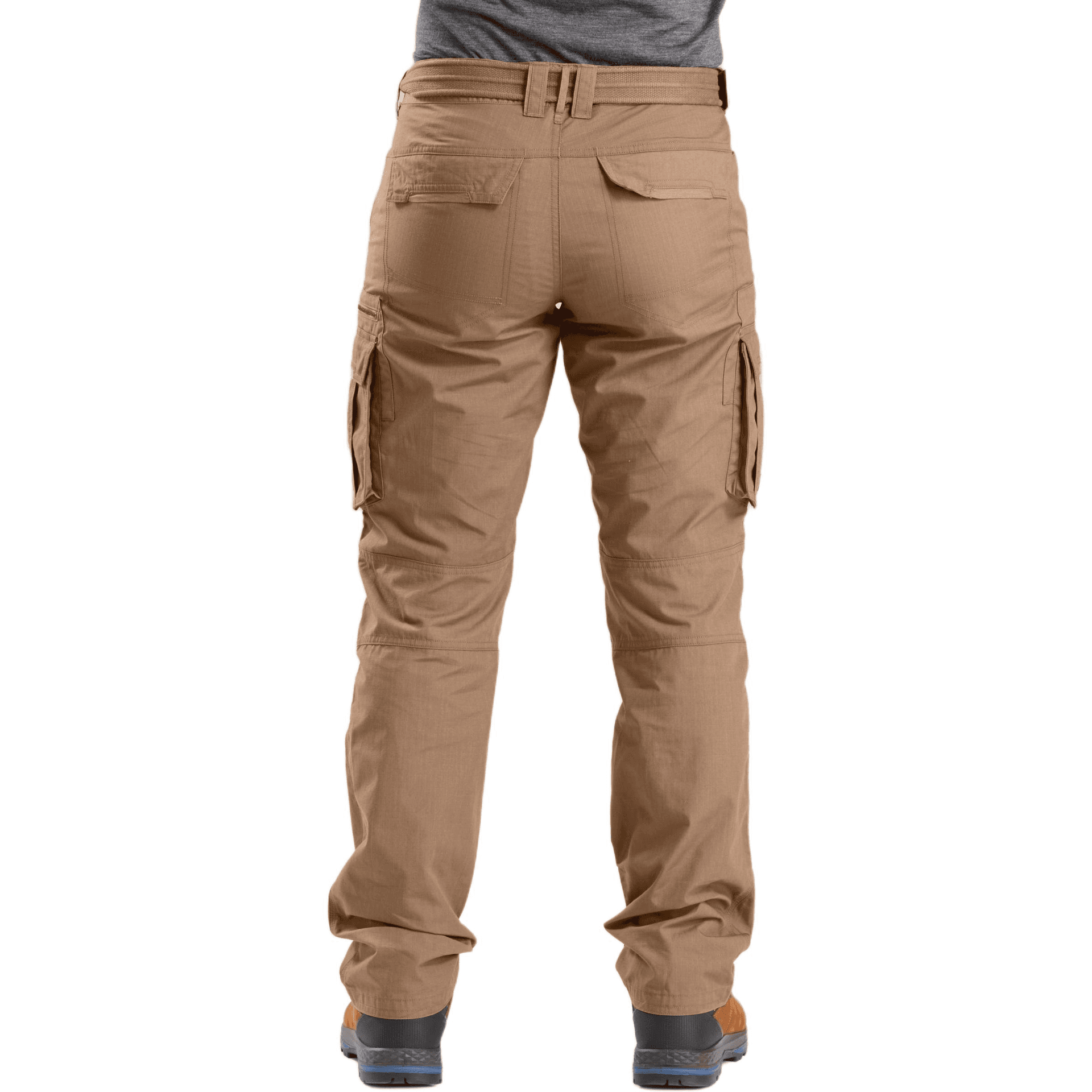 Штаны DECATHLON FORCLAZ TRAVEL100 Карго Брюки Мужские Коричневые - изображение 3