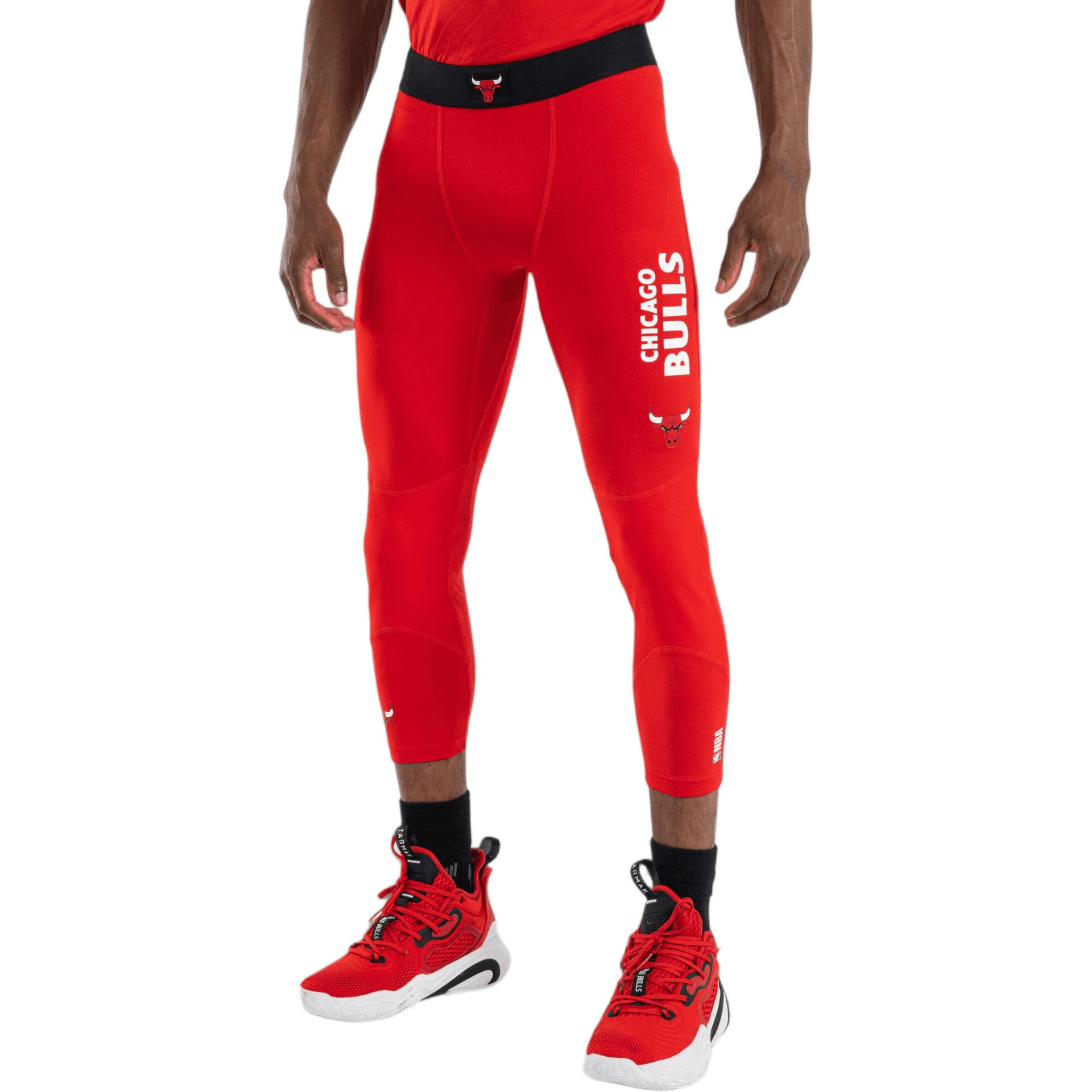 Баскетбольные шорты DECATHLON x NBA TARMAK Chicago Bulls Cherry Red - изображение 4