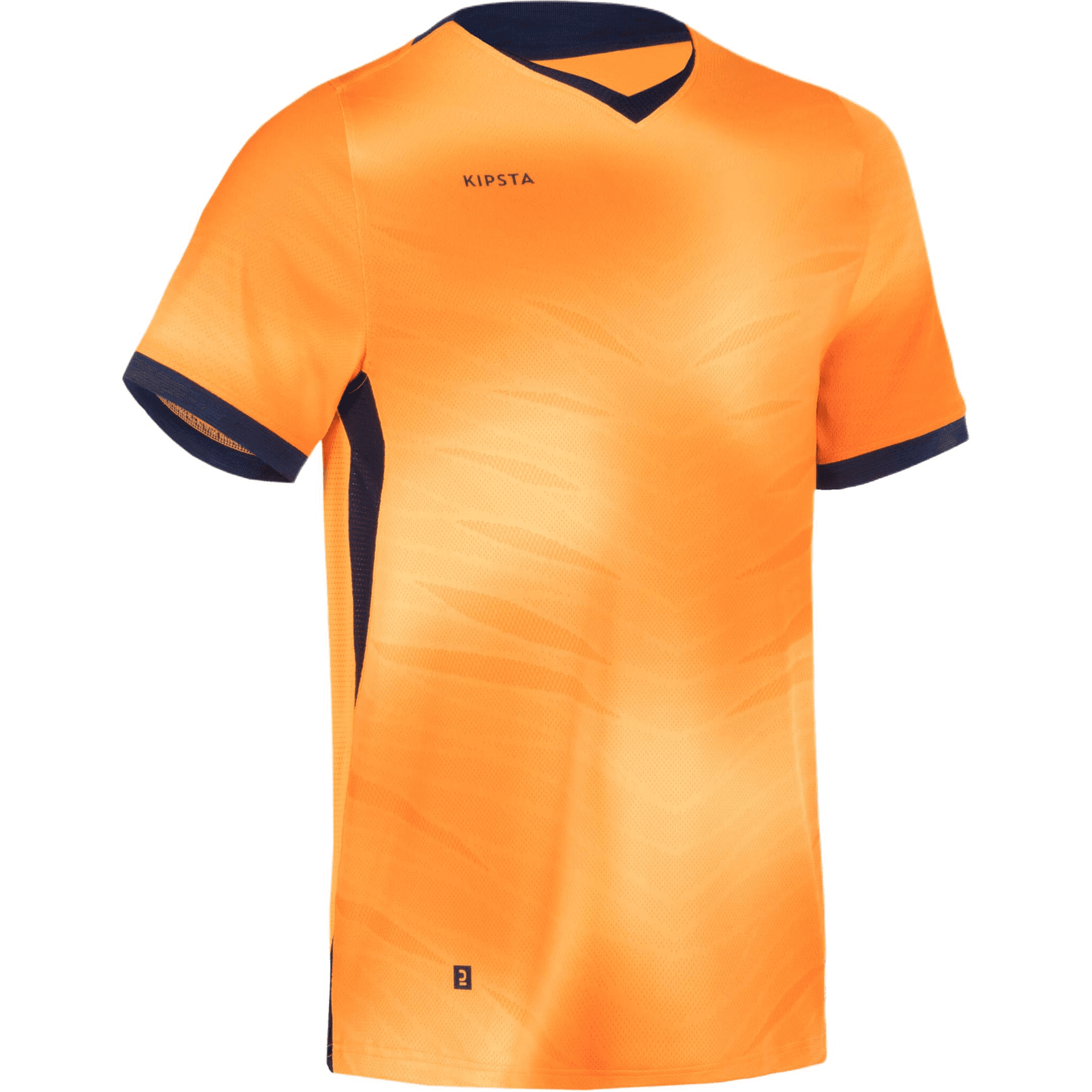 DECATHLON Футбол Джерси Мужской Абрикосовый Оранжевый Флуоресцентный Светло-Оранжевый Серый Синий - изображение 2