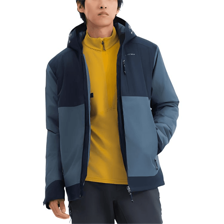 Куртка DECATHLON SH500 Куртка Мужская Серый Синий Темный Циан Кирпичный - изображение 3