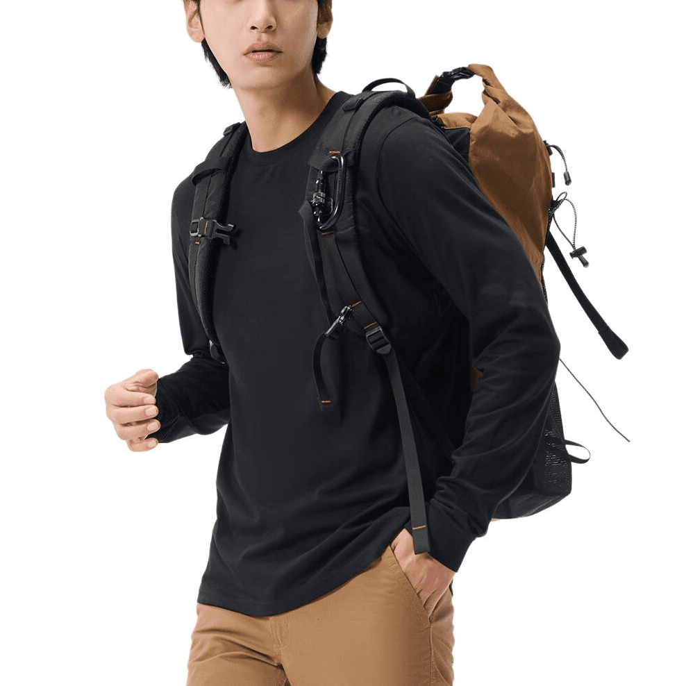 Худи Columbia Casual Outdoor Худи-ханьфу Платье Мужское Черное - изображение 4