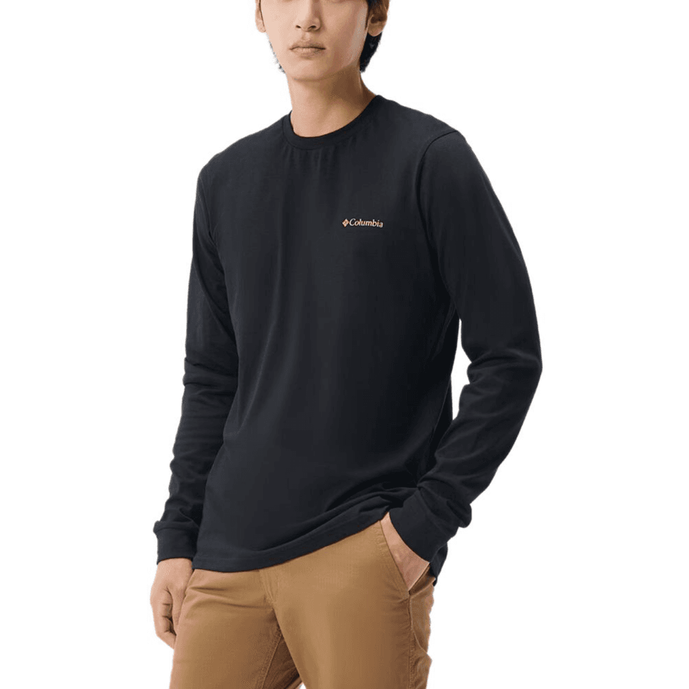 Худи Columbia Casual Outdoor Худи-ханьфу Платье Мужское Черное - изображение 5