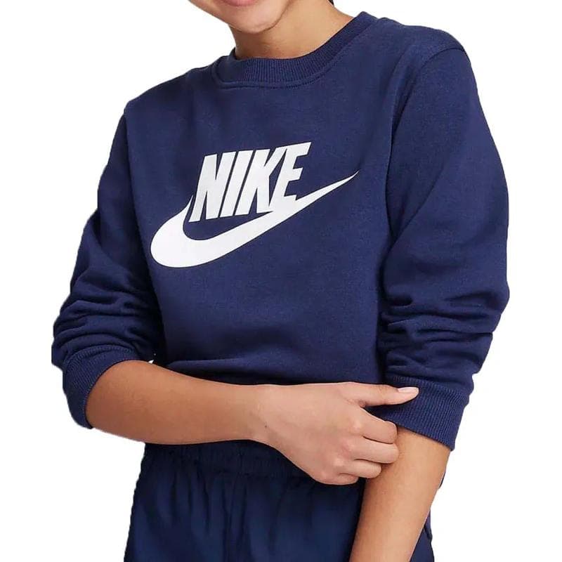 Nike Морской синий Детская Толстовка - изображение 3