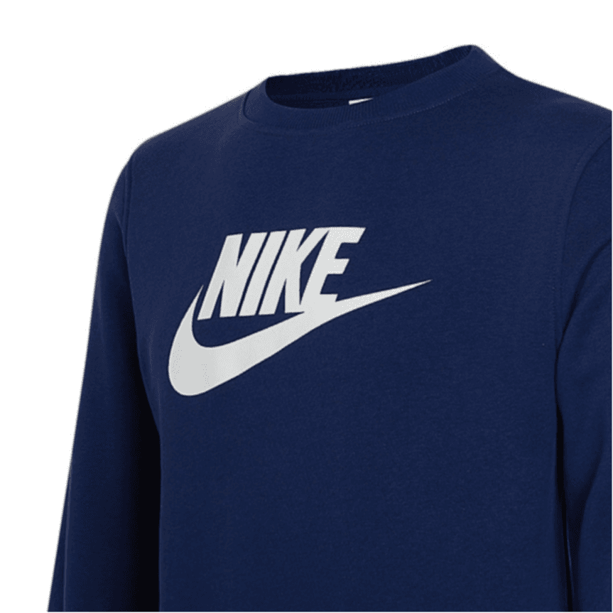 Nike Морской синий Детская Толстовка - изображение 5