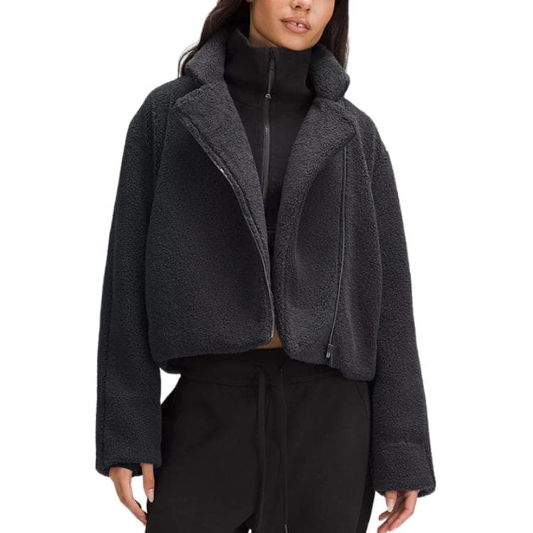 Куртка lululemon Textured Fleece Collared Jacket - изображение 2