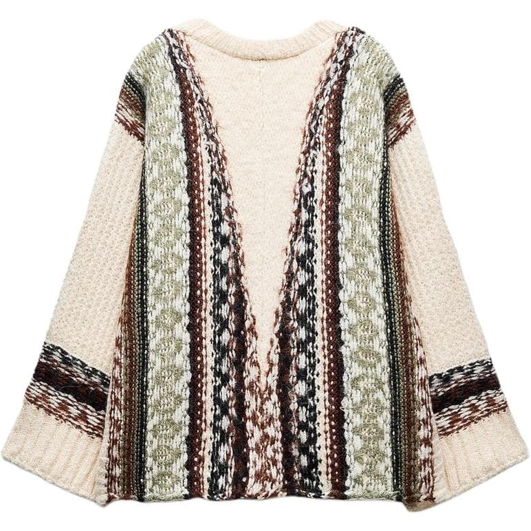 Кофта ZARA Jacquard Knit Sweater - изображение 3