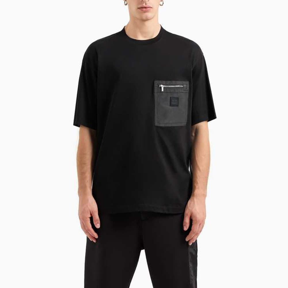 Футболка ARMANI EXCHANGEAE FW24 T Рубашка Мужская Черная - изображение 4