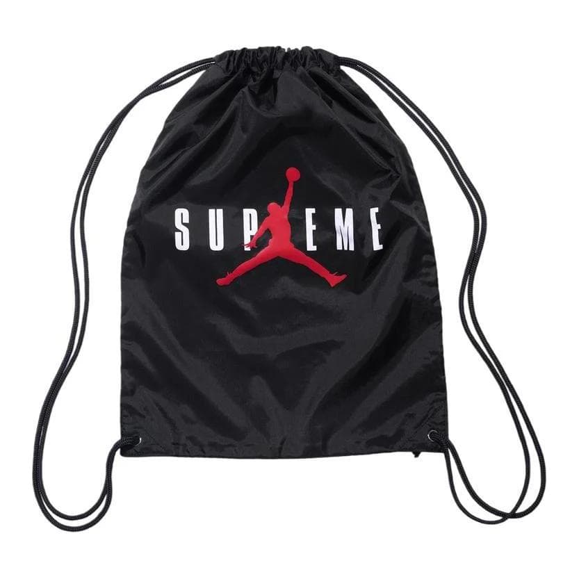 Рюкзак Supreme x Джордан Коллаборация Полиэфирное волокно Рюкзаки Унисекс Черный - изображение 1