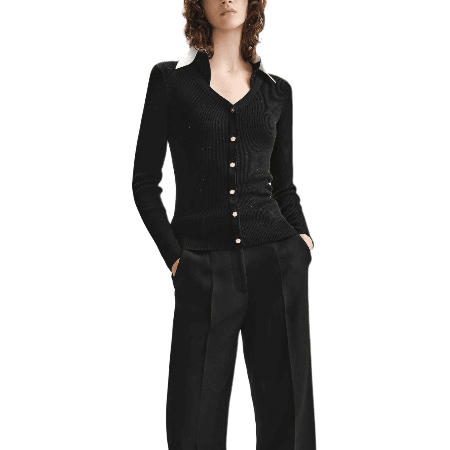 Кофта KARL LAGERFELD Трикотаж Женские Черный - изображение 2