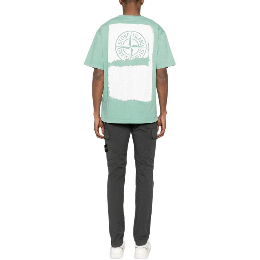 Футболка STONE ISLAND Scratched Paint One Print LogoT - изображение 3